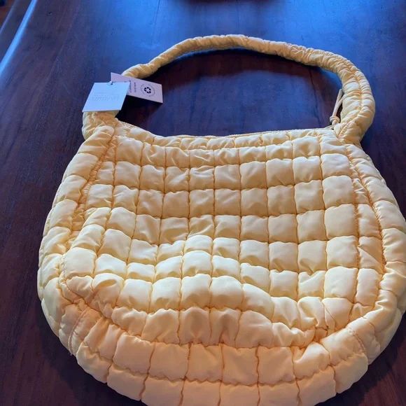 Urban Expressions Yellow Quilted purse new with tags! - Picture 2 of 7